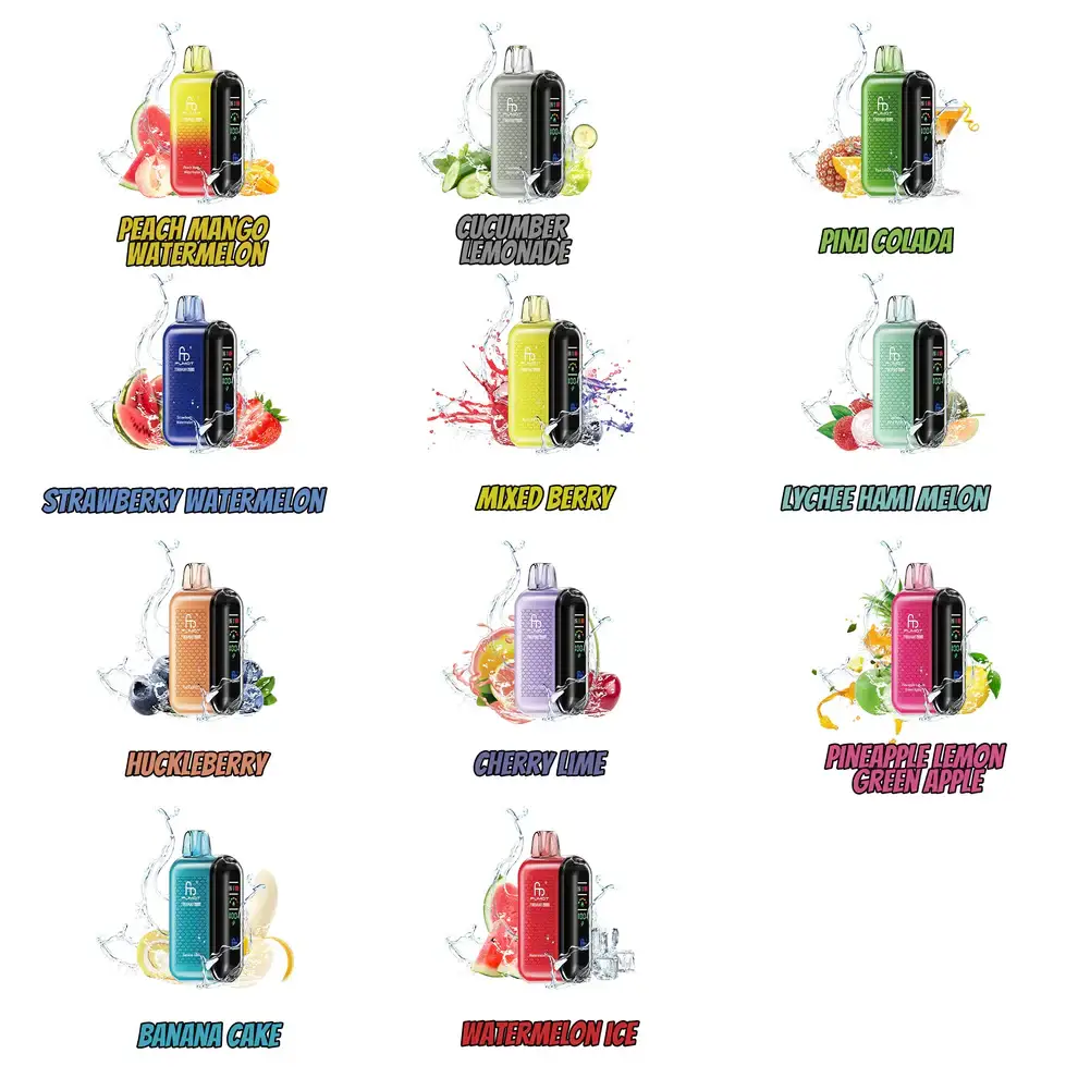 Fumot Vape 20000 henkosta - Makuvalikoima